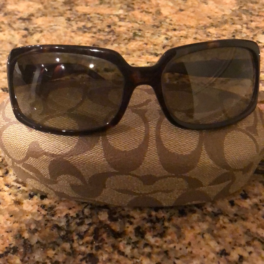 Coach Samantha S425 tortoise green sunglasses